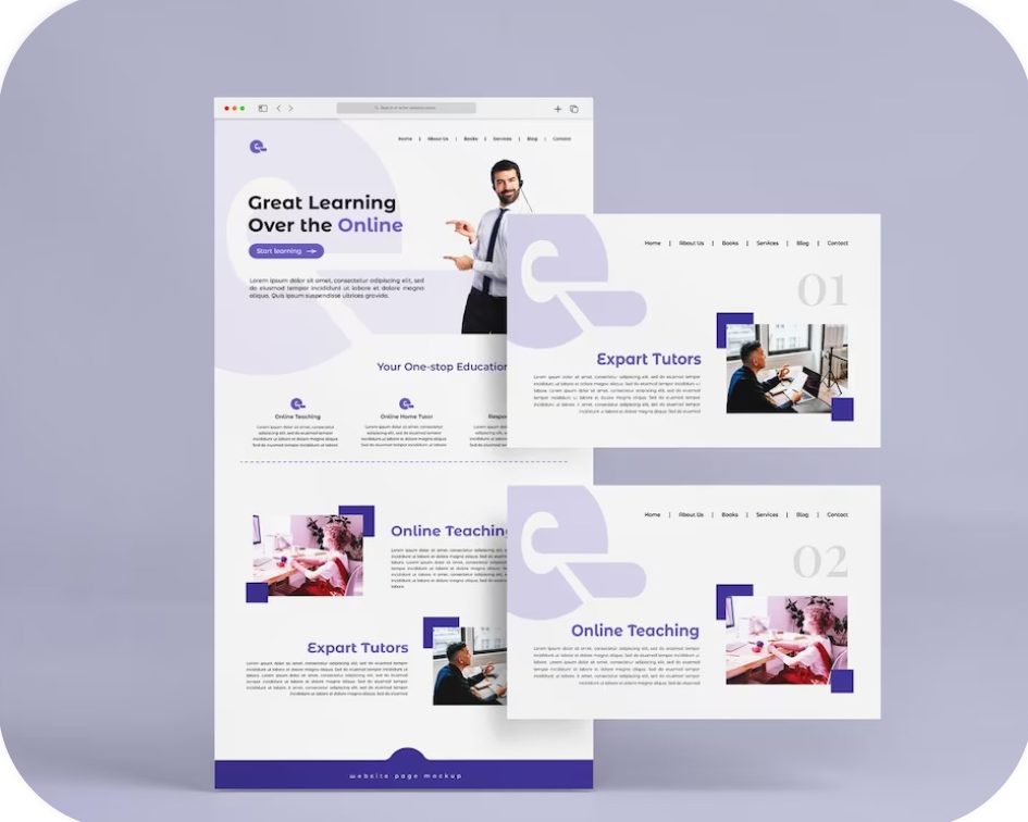 support-de-communication-site-web-maquette